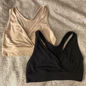 Kindred Bravely French Terry Racerback Nursing Bras Size Medium